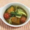 野菜たっぷりカレー風味スープ