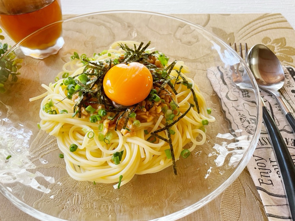 納豆パスタ