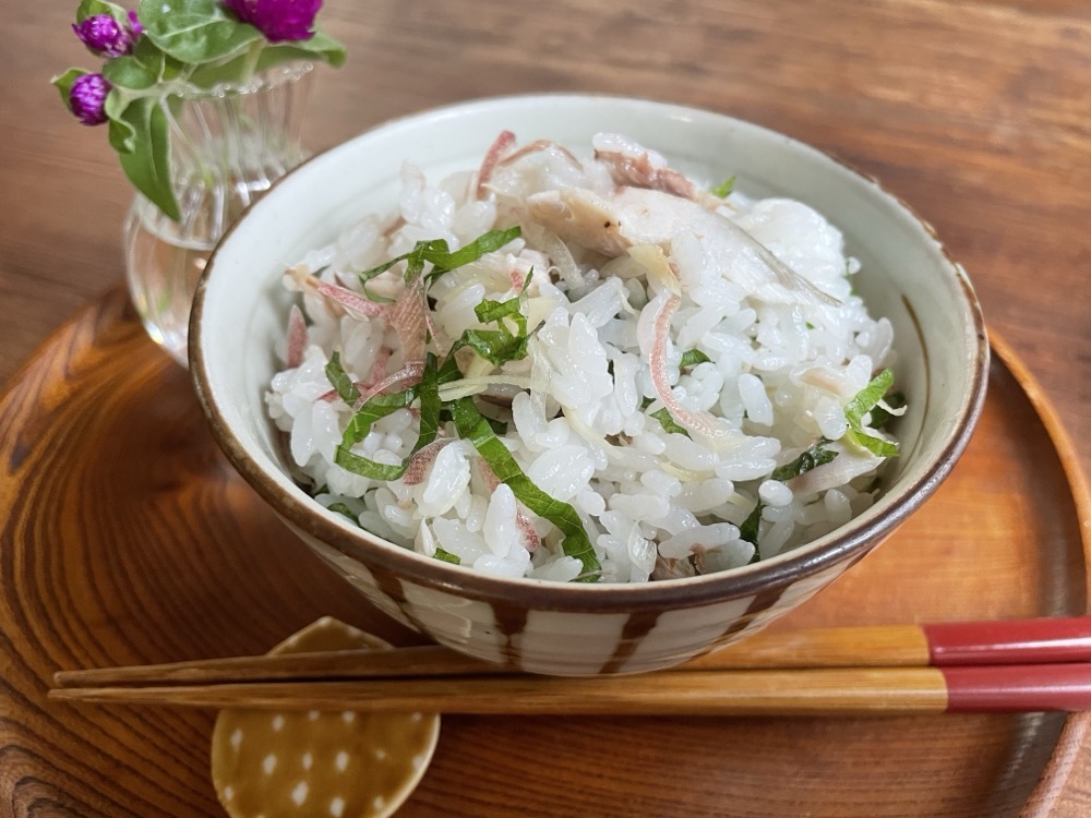 ほぐし焼きサバの混ぜご飯
