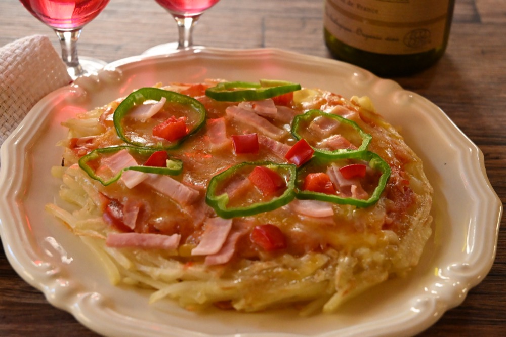 フライパンから皿に滑り移す。