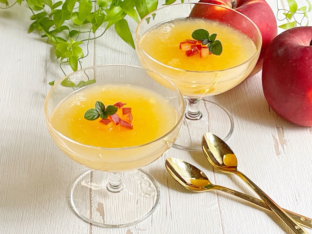 すりおろしりんごのゼリー