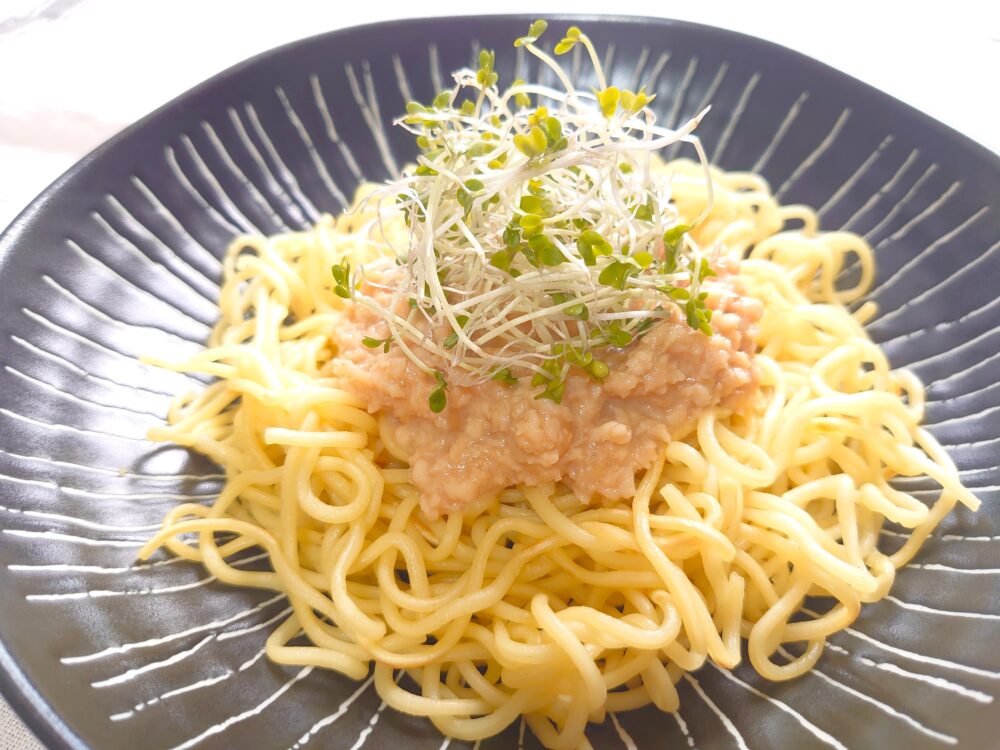 レンジで！肉味噌焼きそば