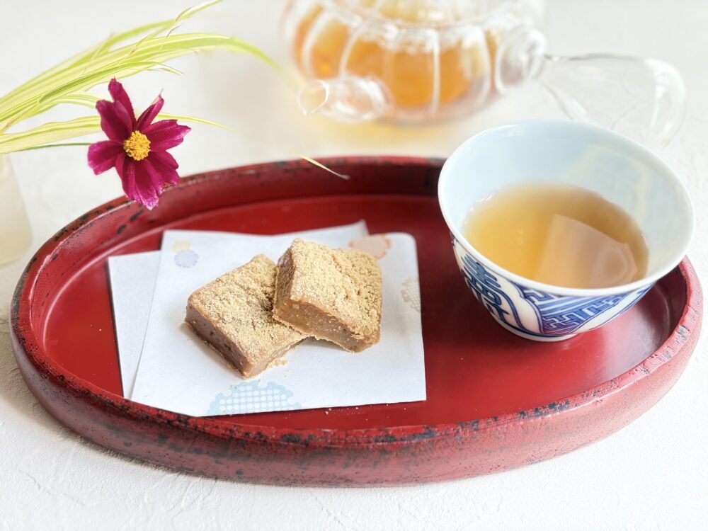 レンジで黒糖きなこゆべし