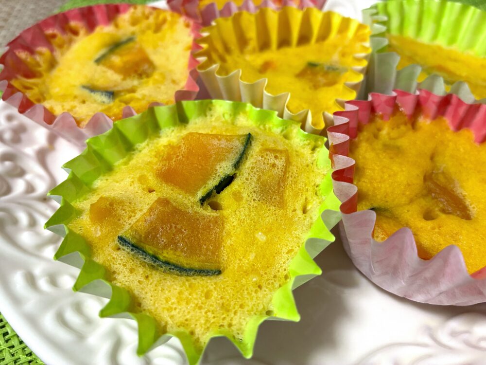 かぼちゃのしっとり蒸しパン