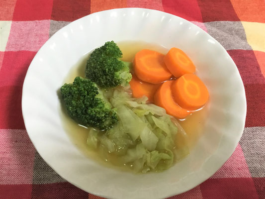 野菜のコラーゲンスープ